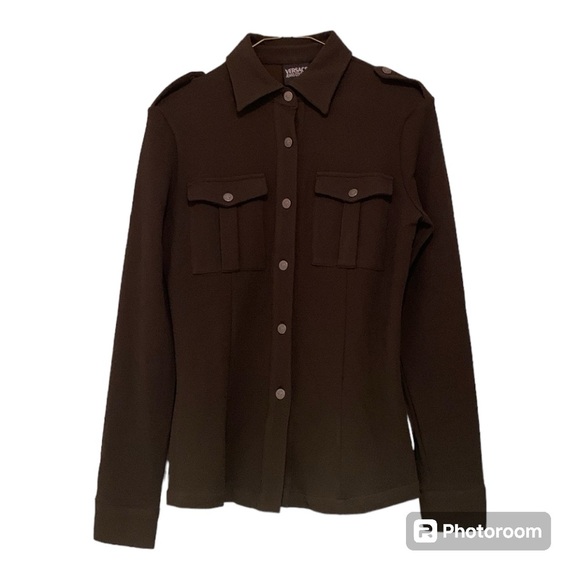 Versance Jeans Couture military style shirt - Picture 1 of 13